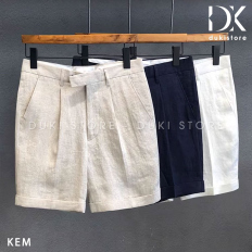 Quần short tây nam chất liệu Linen cao cấp QAN0073