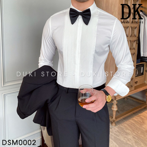 Áo sơ mi nam màu trắng DSM0002