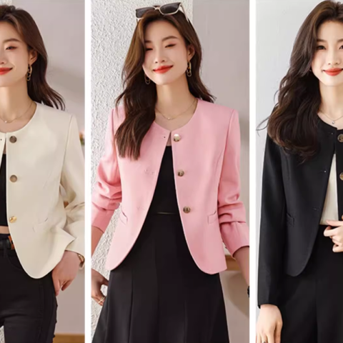 Áo khoác áo vest blazer nữ Hàn Quốc đẹp BLU0109