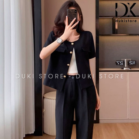 Bộ áo khoác blazer nữ cực xinh cho mùa hè BLU0121