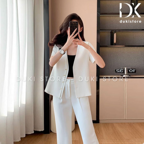 Bộ áo khoác blazer nữ cực xinh cho mùa hè BLU0127