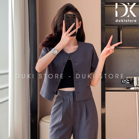 Bộ áo khoác blazer nữ cực xinh cho mùa hè BLU0124