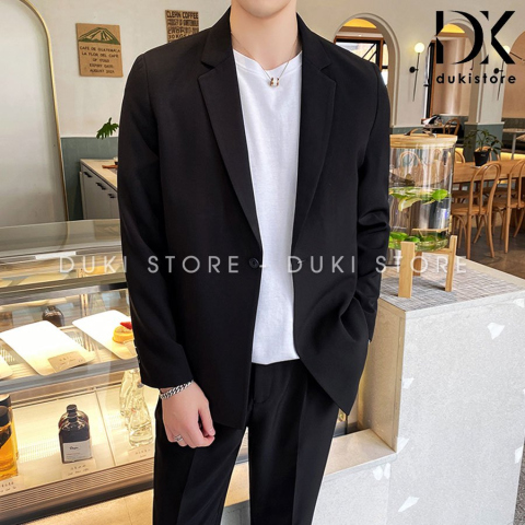 Áo blazer nam màu đen LZB0011