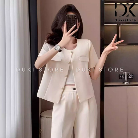 Bộ áo khoác blazer nữ cực xinh cho mùa hè BLU0120
