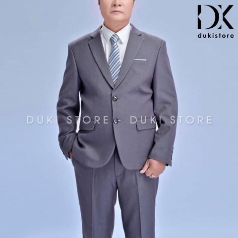 Bộ vest nam trung niên màu xám đẹp DKG0006 